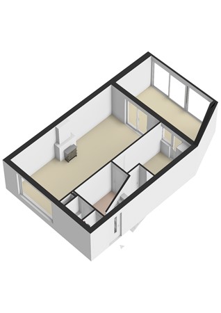 Plattegrond - Kerkstraat 9, 6351 GG Bocholtz - Kerkstraat 9 Bocholtz - Begane grond 3D.jpg